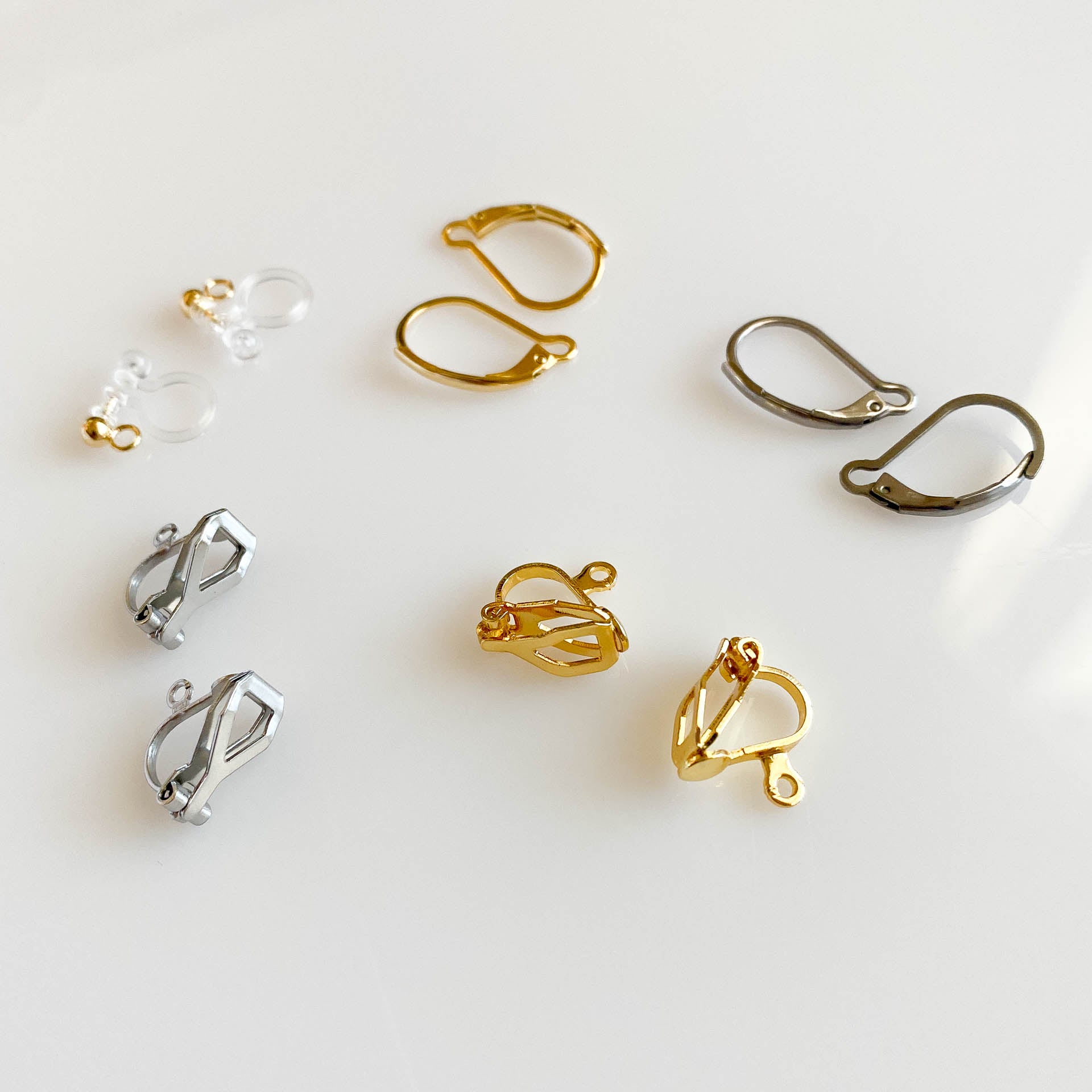 Clip Earrings Findings: Extra Small Paddle back For Adults