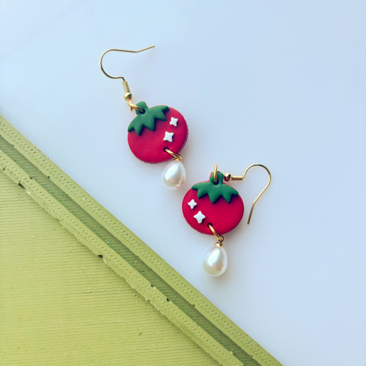 TOMATO MINI EARRINGS