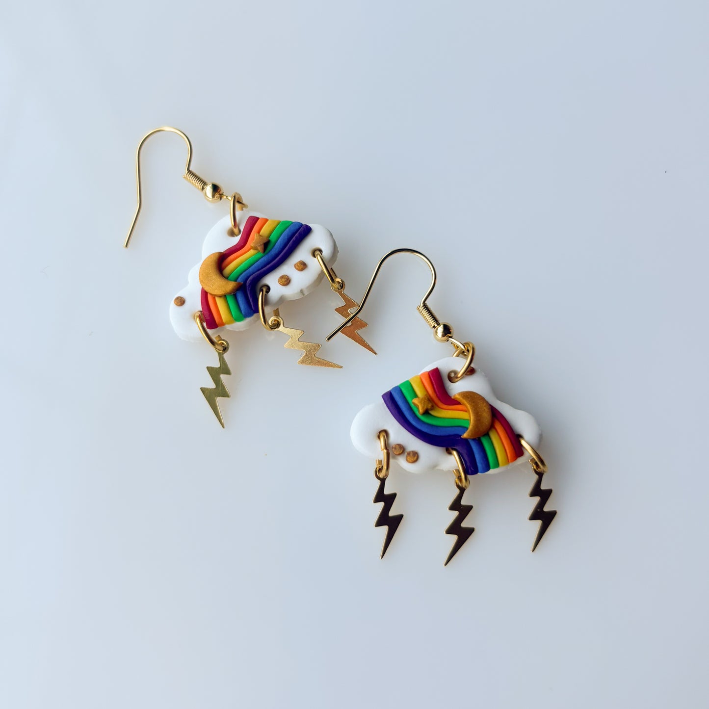 RAINBOW STORM CLOUD EARRINGS