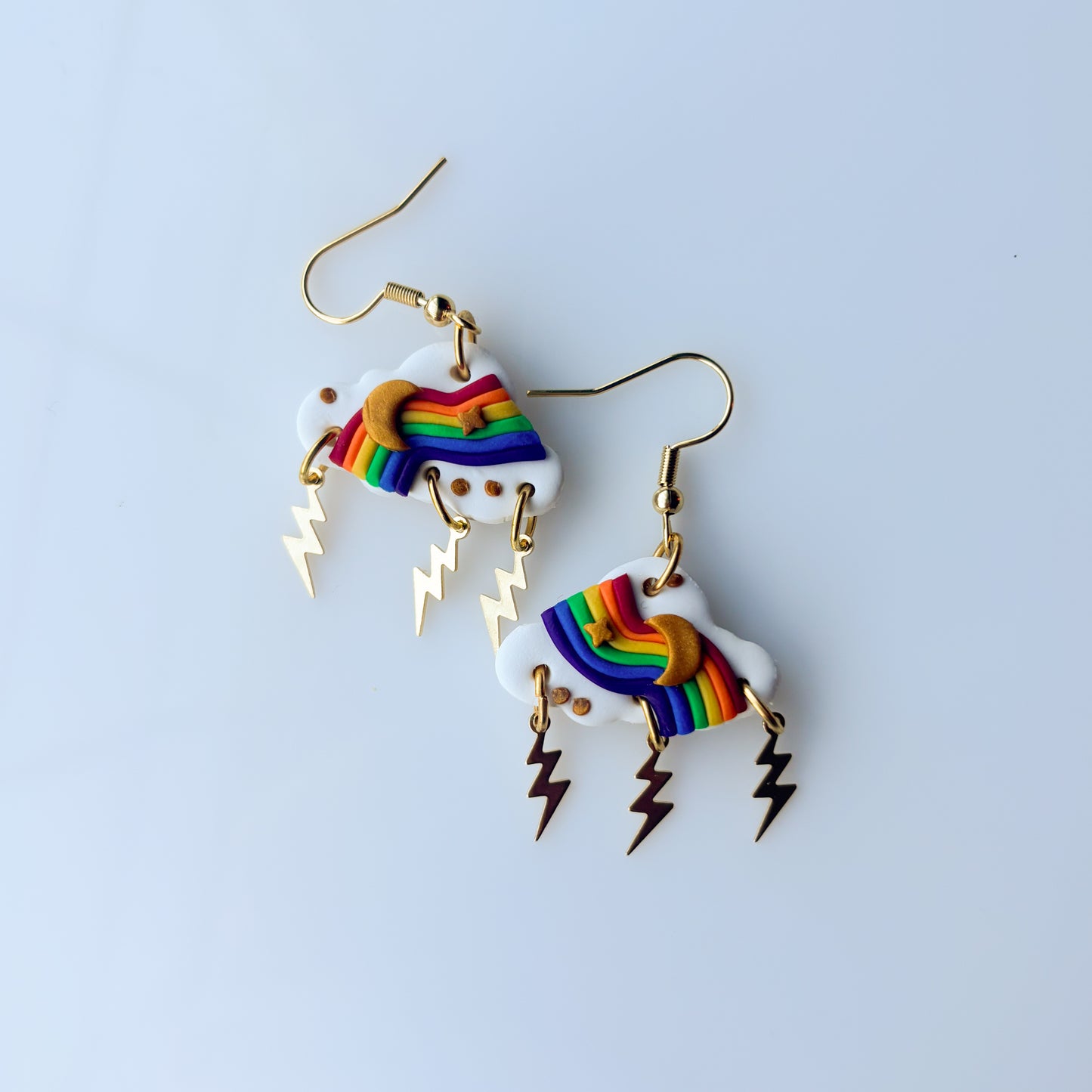 RAINBOW STORM CLOUD EARRINGS