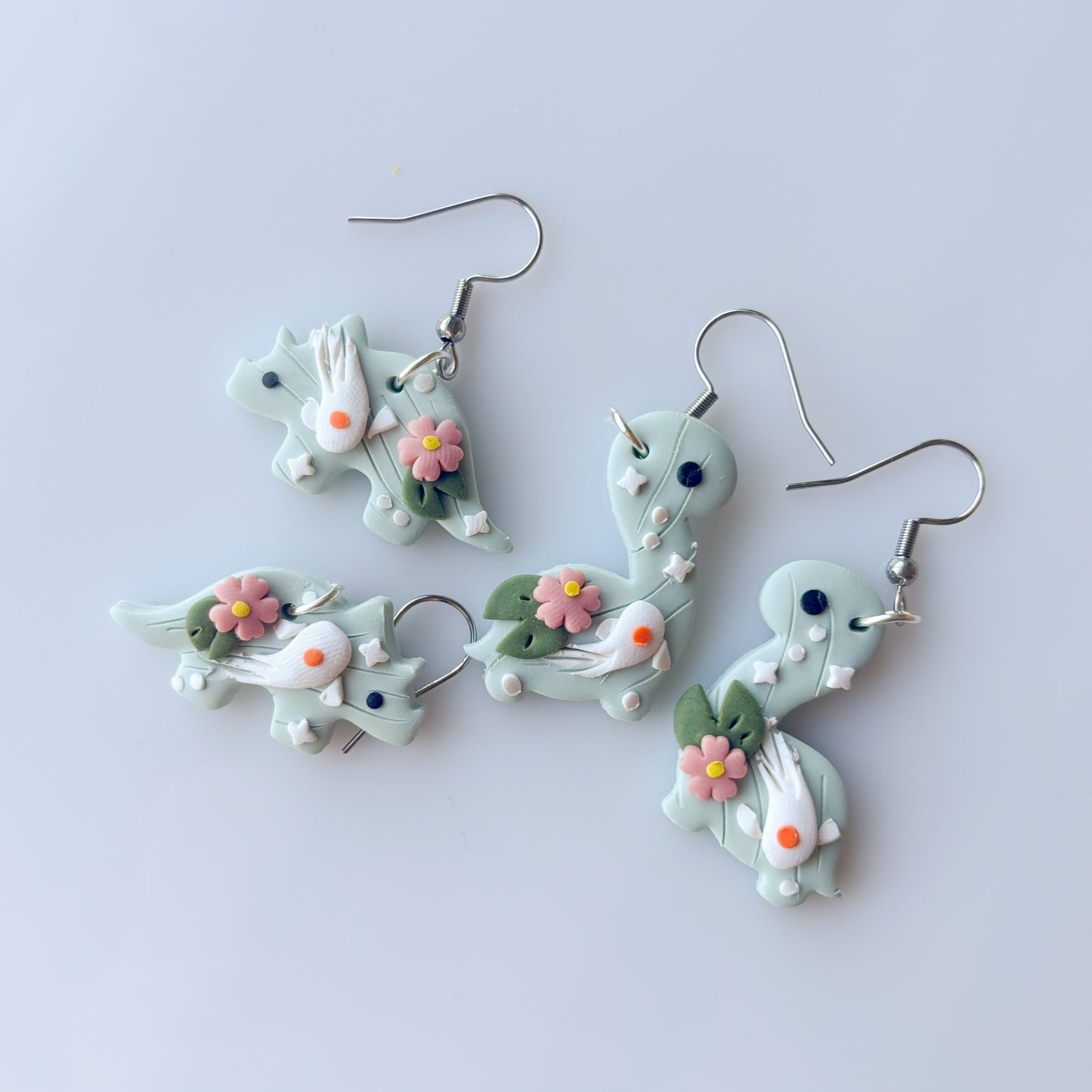 KOI DINO EARRINGS (BRONTO)