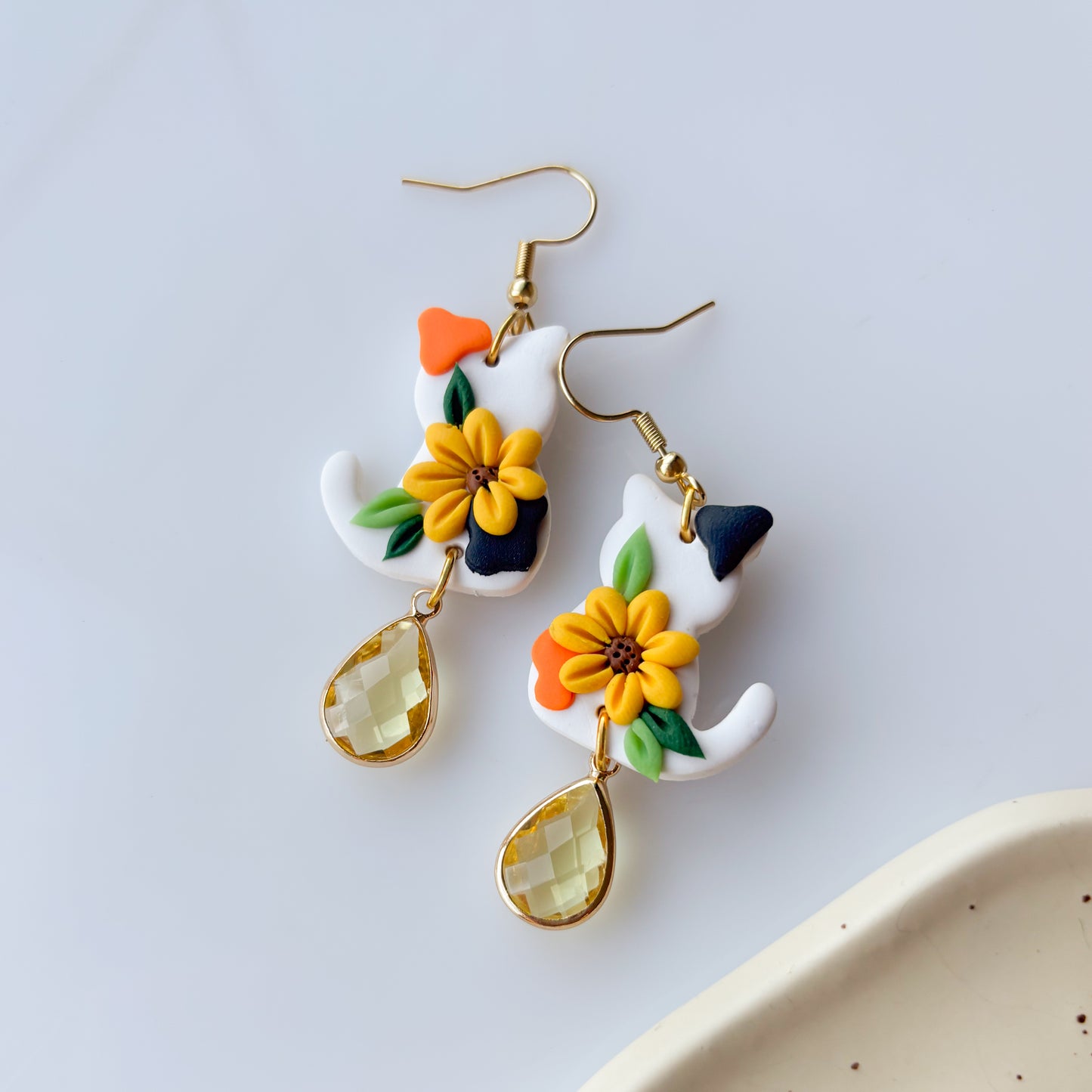 CALICO CAT EARRINGS