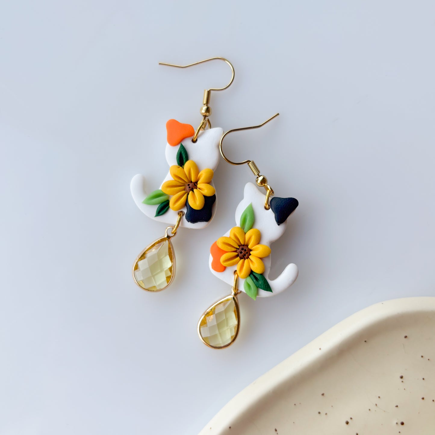 CALICO CAT EARRINGS