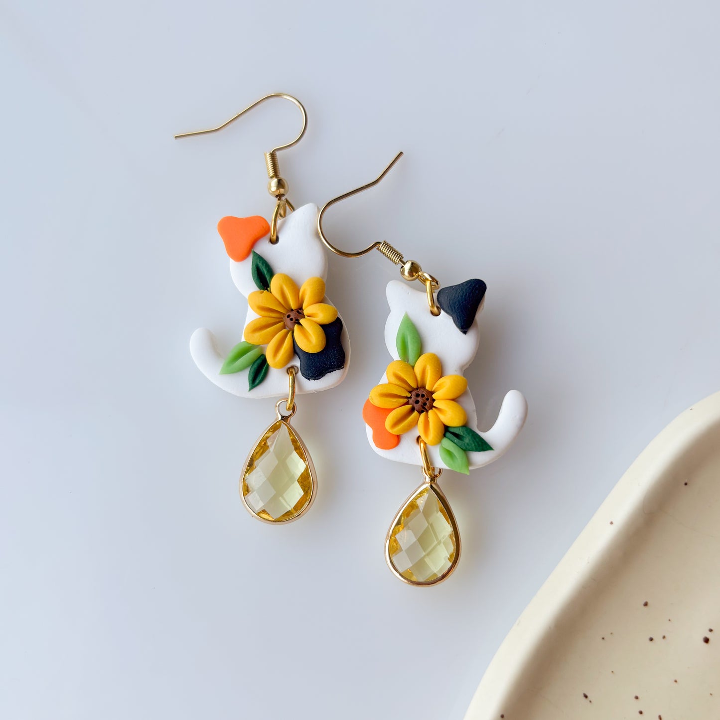 CALICO CAT EARRINGS