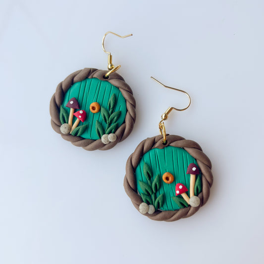 HOBBIT DOOR EARRINGS