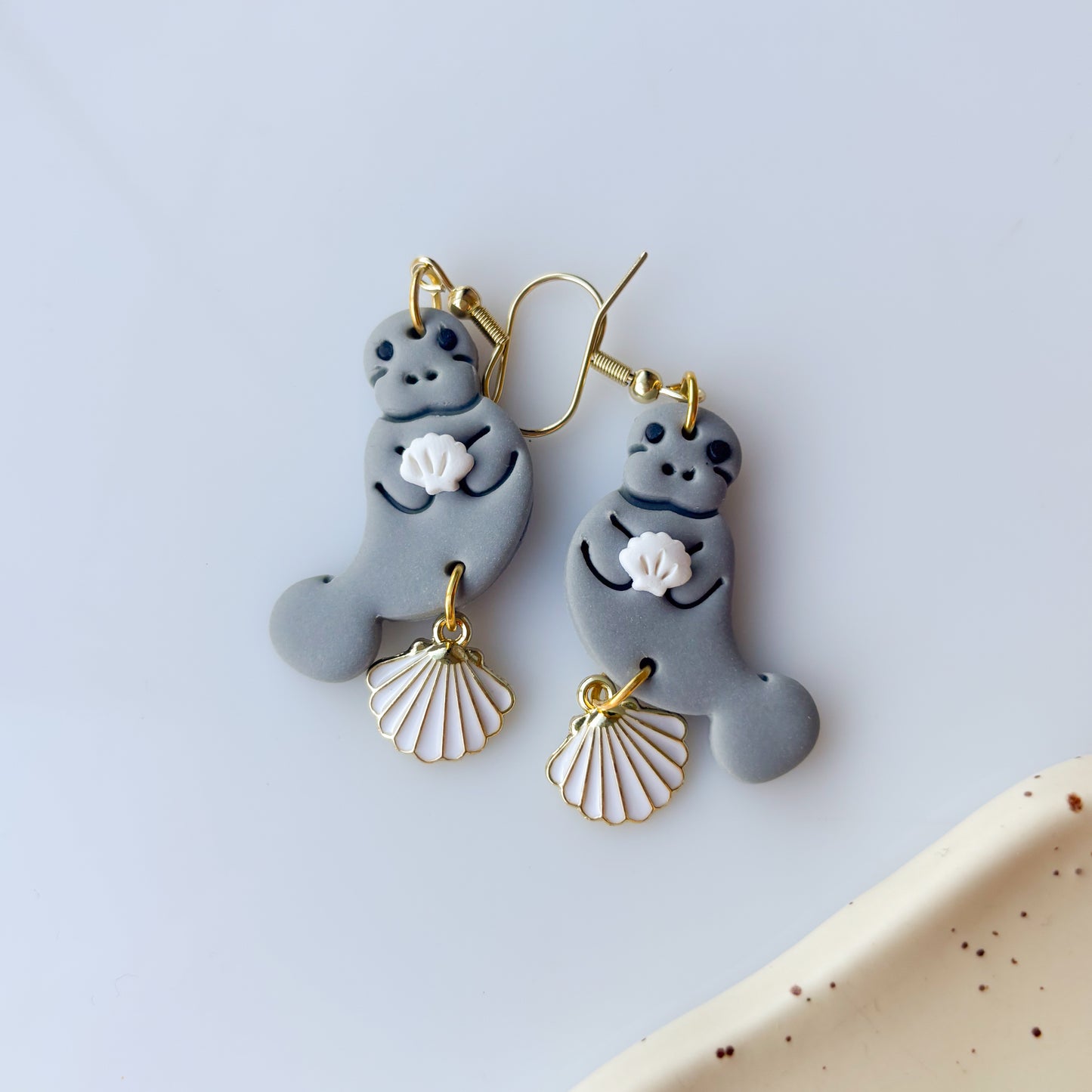 MANATEE EARRINGS