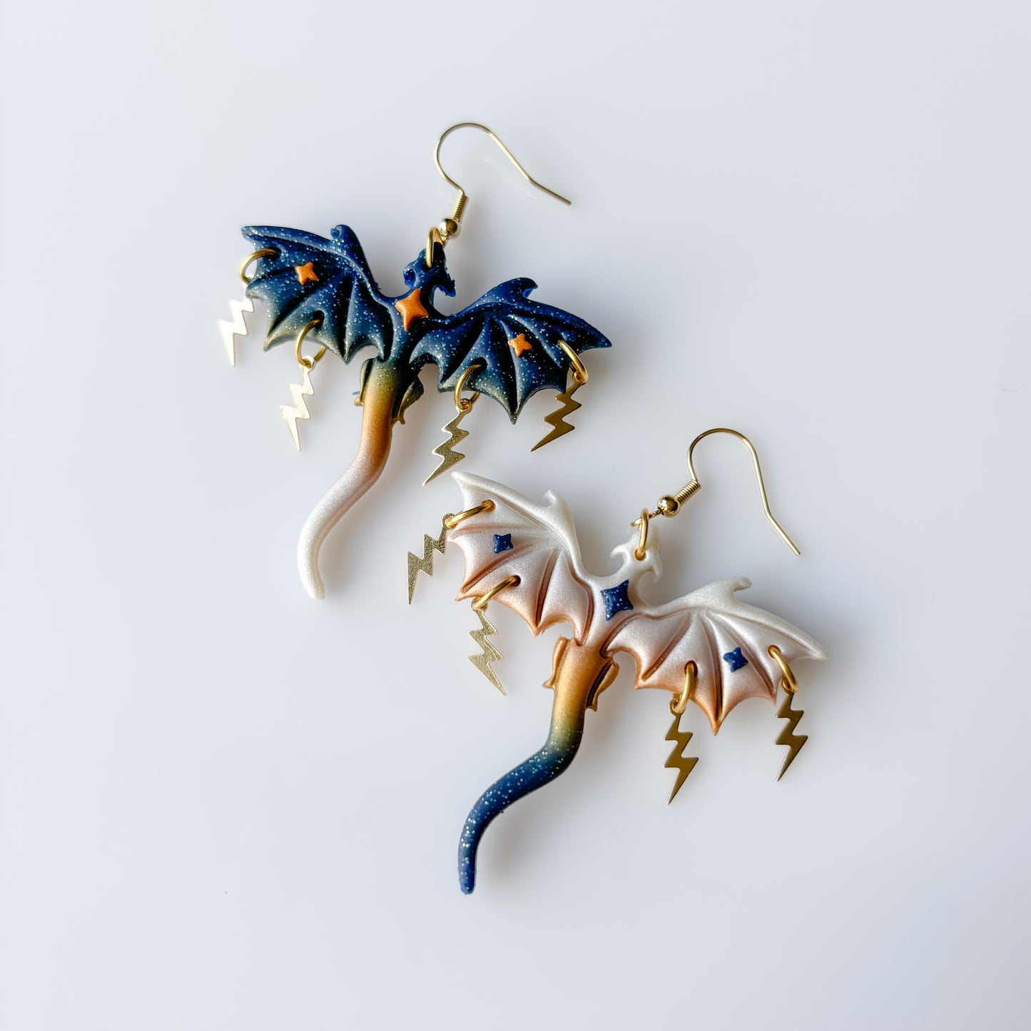 STARRY NIGHT DRAGON EARRINGS