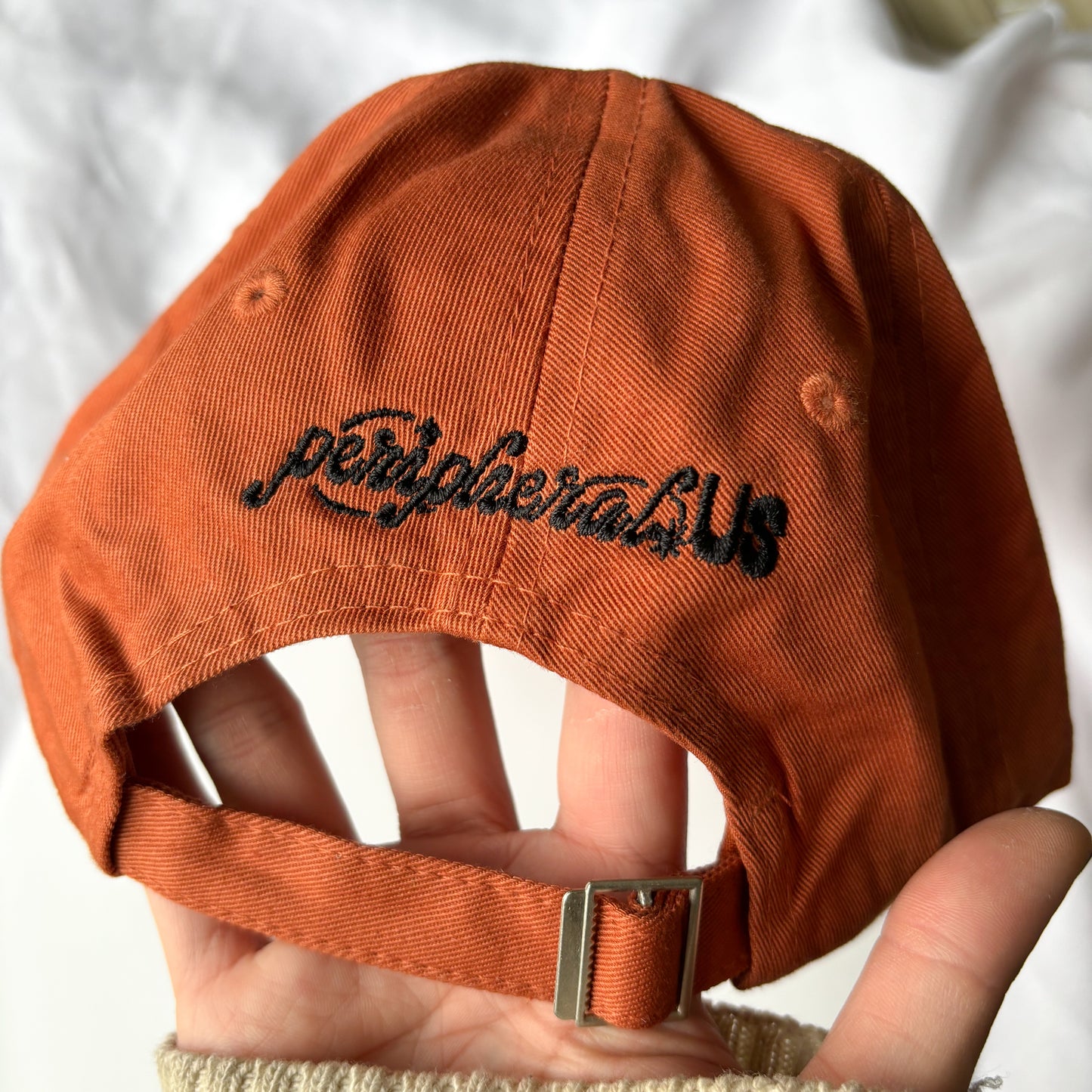 BURNT ORANGE BEE BASEBALL CAP