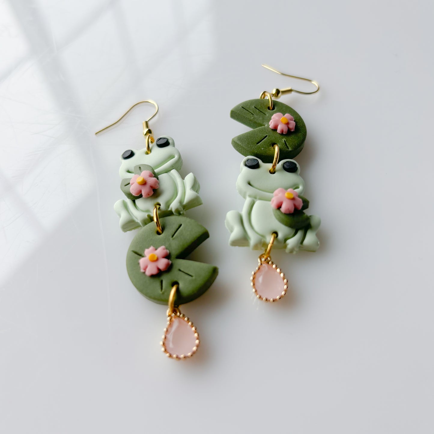 FROG & LILYPAD EARRINGS