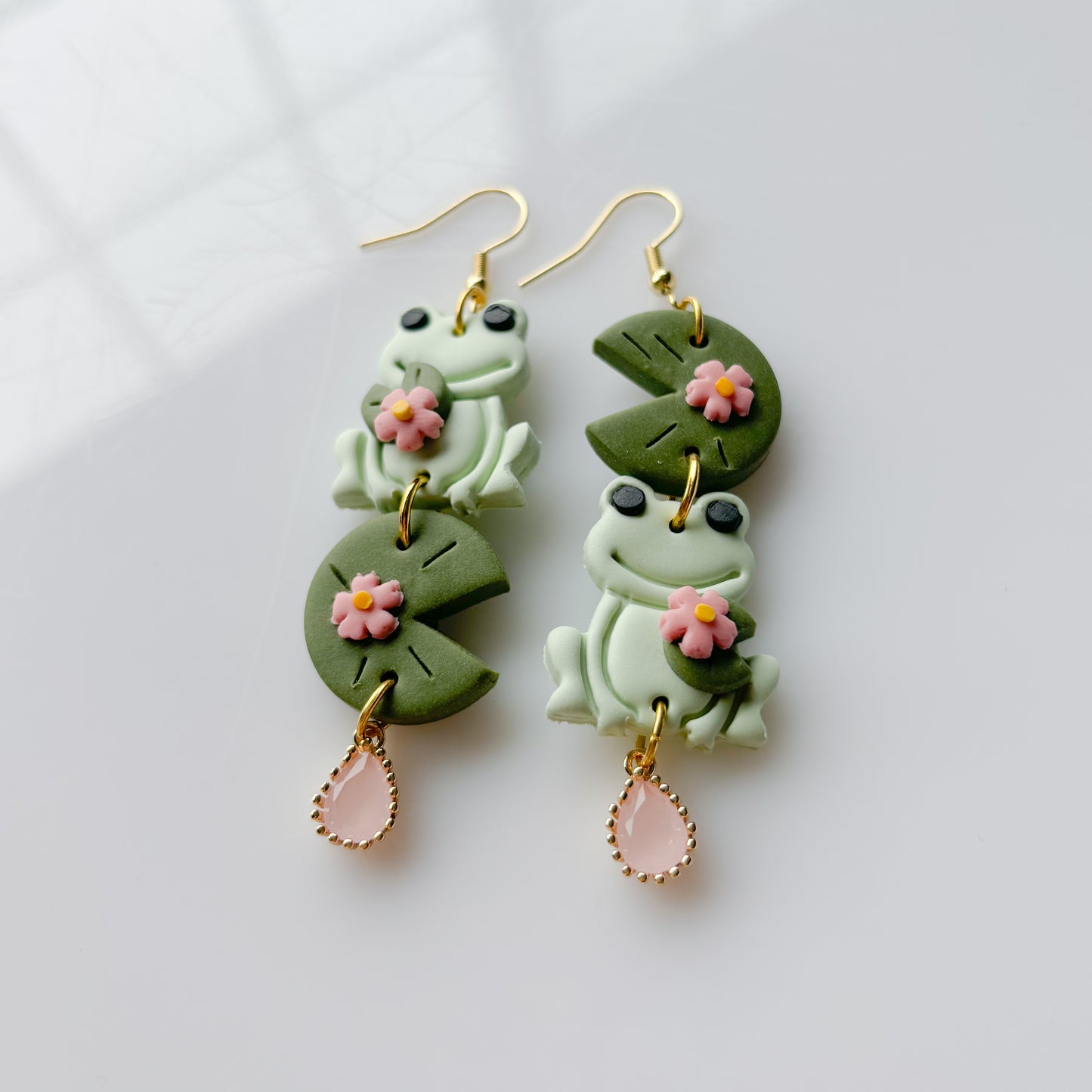 FROG & LILYPAD EARRINGS