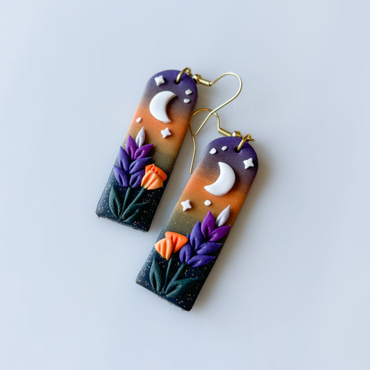 HALLOWEEN TALL ARCH EARRINGS